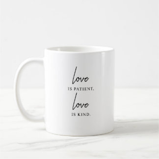 Mug Love est patient, Love est enfant