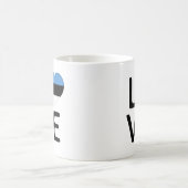 Mug Love - Estonie Drapeau (Centre)