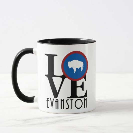 Mug LOVE Evanston WY 11oz (Gauche)