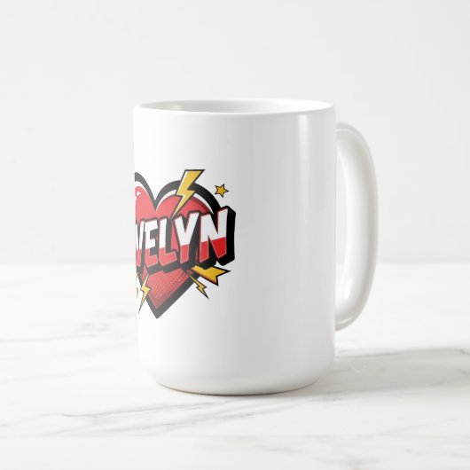 Mug Love Evelyn (Devant droit)