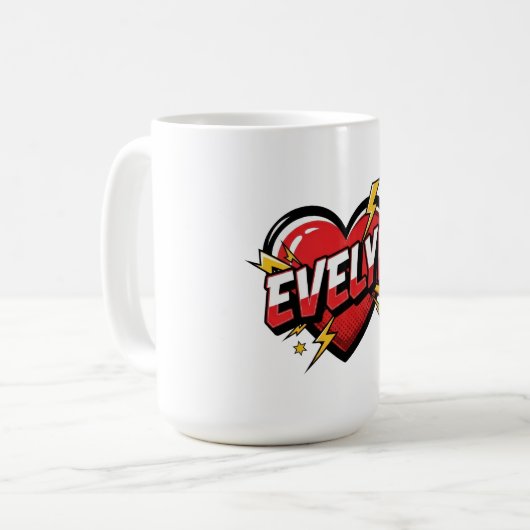 Mug Love Evelyn (Devant gauche)