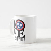 Mug LOVE Fayetteville Tennessee (Devant gauche)