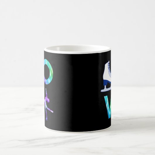 Mug Love Figure Patinage Patinage sur glace (Centre)