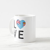 Mug Love - Fiji Flag (Devant gauche)