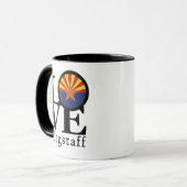 Mug LOVE Flagstaff Aizona 11oz (Devant gauche)