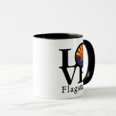 Mug LOVE Flagstaff Aizona 11oz (Devant droit)