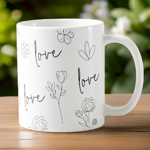 Mug Love Floral