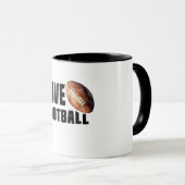 Mug Love Football (Devant droit)