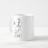 Mug LOVE FOR TEACHER cadeaux personnalisés présents (Devant gauche)