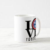 Mug LOVE Franklin Tennessee 11oz (Devant droit)
