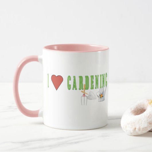 Mug Love Gardening (Avec donut)