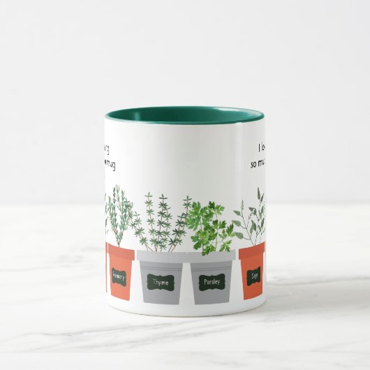 Mug Love Gardening tant je tellement de citations amus (Centre)