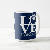 Mug LOVE Georgetown (Large) (Devant droit)