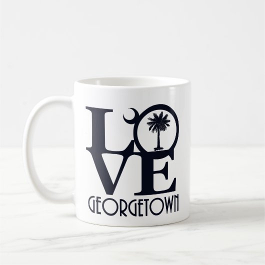 Mug LOVE Georgetown SC 11oz (Gauche)