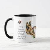 Mug Love German Shepherd Dog (Gauche)