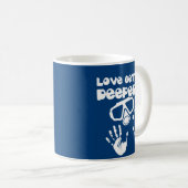 Mug Love Getting Deeper (Plongée sous-marine) (Devant droit)