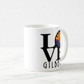 Mug LOVE Gilbert Arizona 11oz (Devant droit)