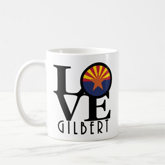 Mug LOVE Gilbert Arizona 11oz (Gauche)