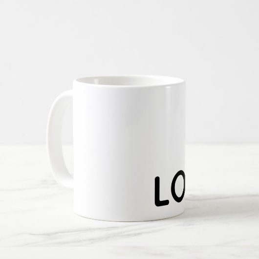 Mug Love Gold Heart (Devant gauche)