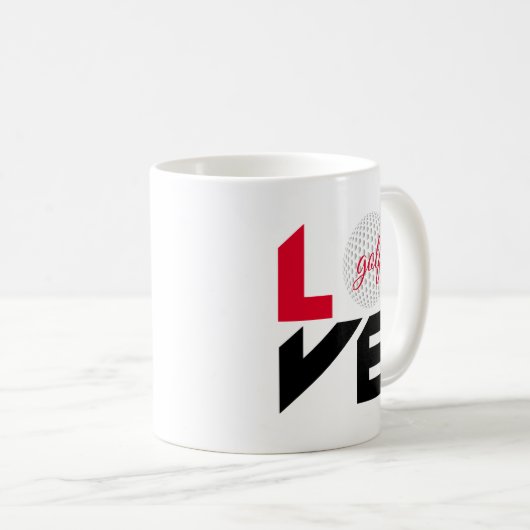 Mug Love golf (Devant droit)