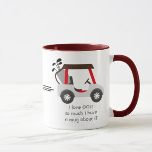 Mug Love GOLF tellement je tellement de citations amus