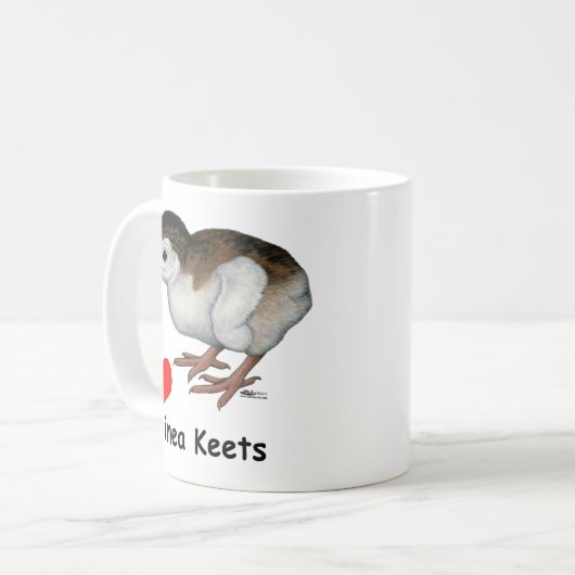 Mug Love Guinée Keets (Devant gauche)