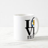 Mug LOVE Halifax Nouvelle-Écosse 11oz (Devant droit)