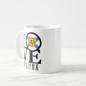 Mug LOVE Halifax Nouvelle-Écosse 11oz (Devant gauche)