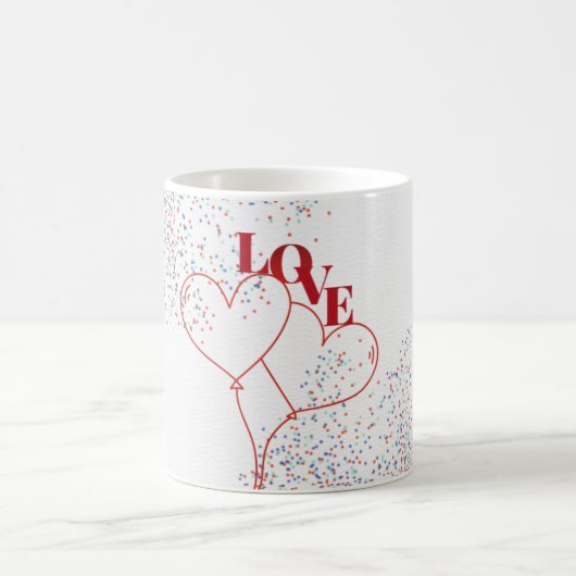 Mug Love Heart Balloons (Centre)