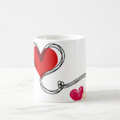 Mug Love Heart Cute  (Centre)