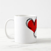 Mug Love Heart Cute  (Gauche)