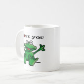 Mug love heart frog (Devant gauche)
