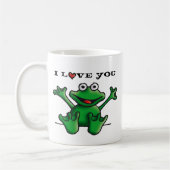 Mug love heart frog (Gauche)