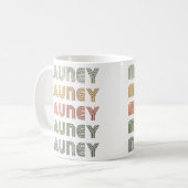 Mug Love Heart Mauney Grunge Black Mauney (Devant gauche)