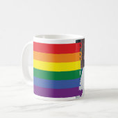 Mug Love Heart Rainbow Gay pride LGBT Photo (Devant gauche)