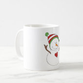 Mug Love Heart Snowman (Devant gauche)