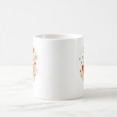 Mug Love Hearts dans un style classique en aquarel (Centre)