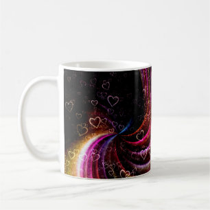 Mug Love Hearts Rideau Texture Sublimation