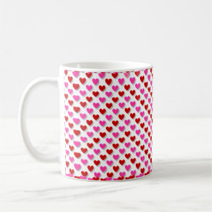 Mug Love Hearts Saint Valentin Motif