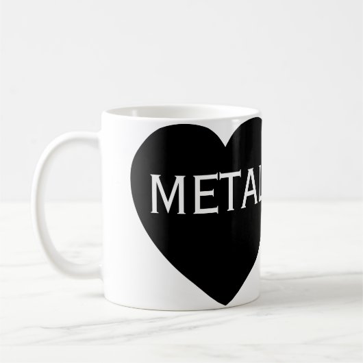Mug Love Heavy Metal (Gauche)