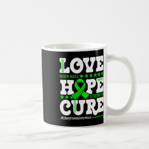 Mug Love Hope Cure Guerrier Connaissance de la maladie
