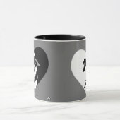 Mug Love Horses Logo avec Coeur (Centre)