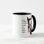 Mug Love HORSES tellement que j'amuse Citation (Devant droit)