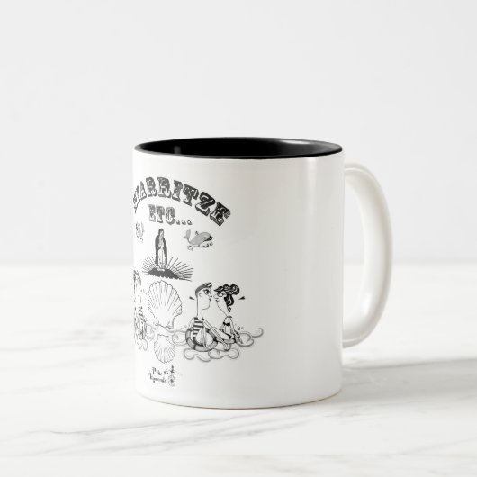 Mug Love In Biarritz (Devant droit)