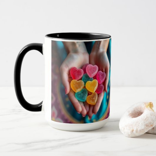 Mug Love in Every Sip (Avec donut)