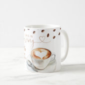 Mug Love Is Brewing Theme Bridal Shower (Devant droit)