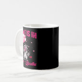 Mug Love Is In The Air Try Not To Breathe Fun Raccoon  (Devant gauche)