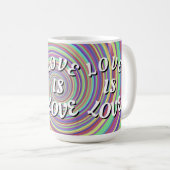 Mug Love Is Love Fierté  (Devant droit)