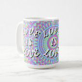 Mug Love Is Love Fierté  (Devant gauche)