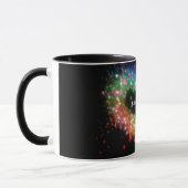 Mug Love is love | spray paint rainbow heart | pride (Gauche)